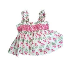 Jessica Simpson Floral Baby Toddler Top Size 12 Months